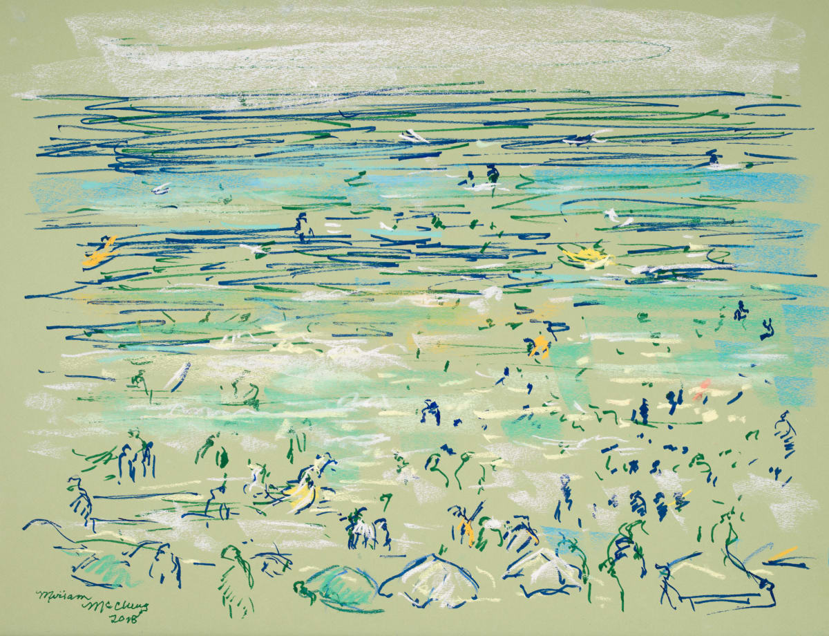 Green Seas at Inlet Beach by Miriam McClung, Image 1.