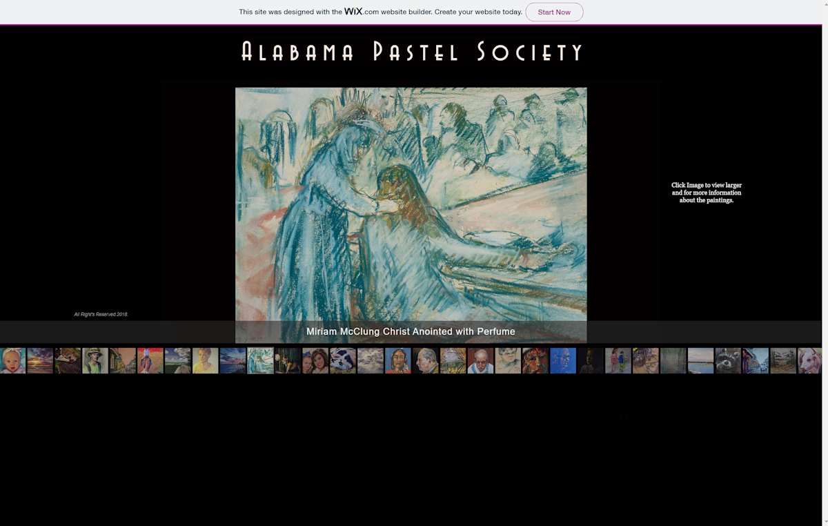 Miriam's work, "Christ Anointed with Perfume"