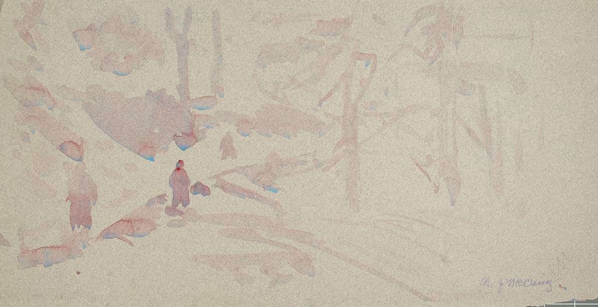 People on Key Circle by Miriam McClung 