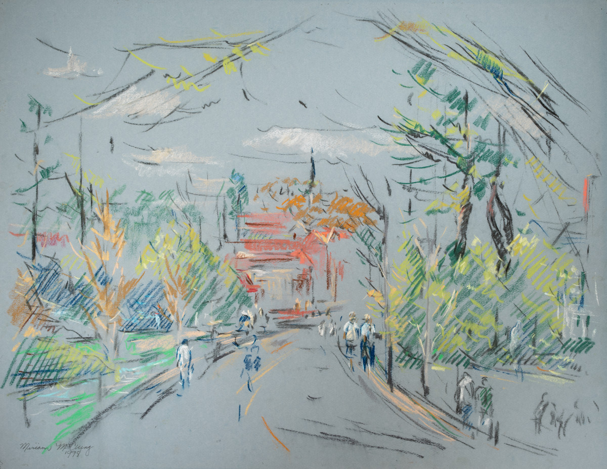 Canterbury Road, Mountain Brook, Alabama by Miriam McClung 