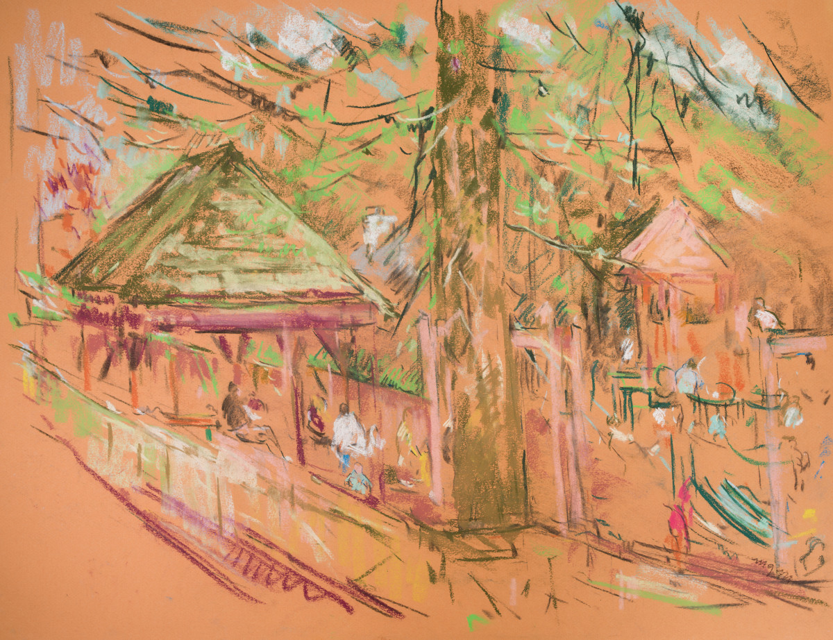 Crestline Tot Lot by Miriam McClung 