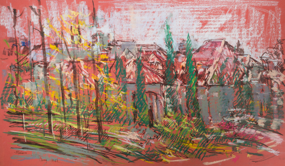 Out Highway 280 House Study by Miriam McClung, Image 1.