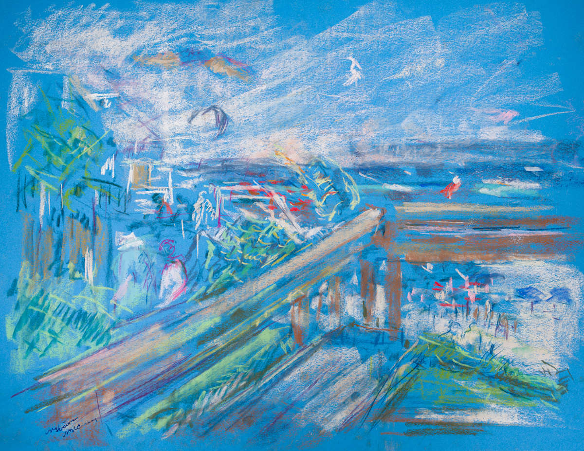 Inlet Beach Porch View by Miriam McClung, Image 1.