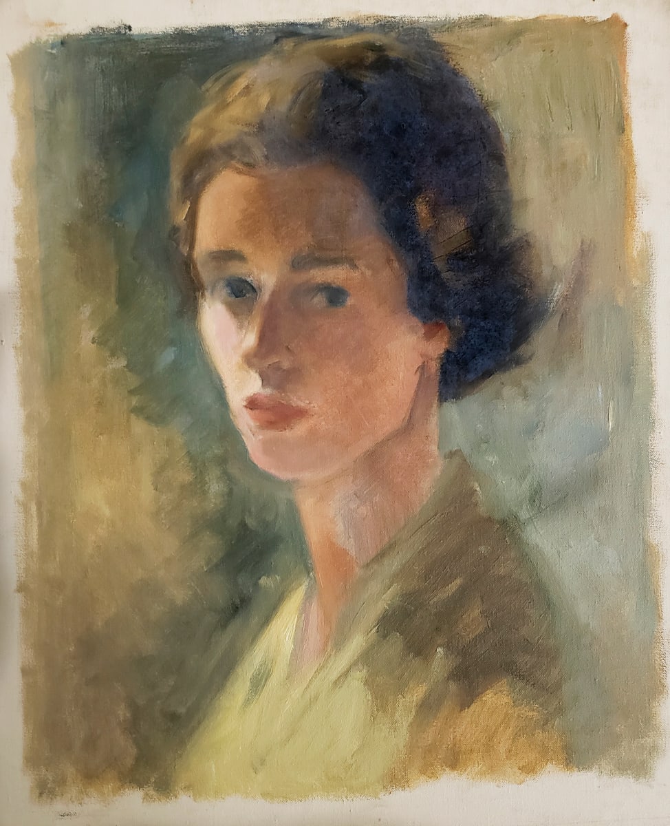 Self-portrait of the Artist by Miriam McClung 