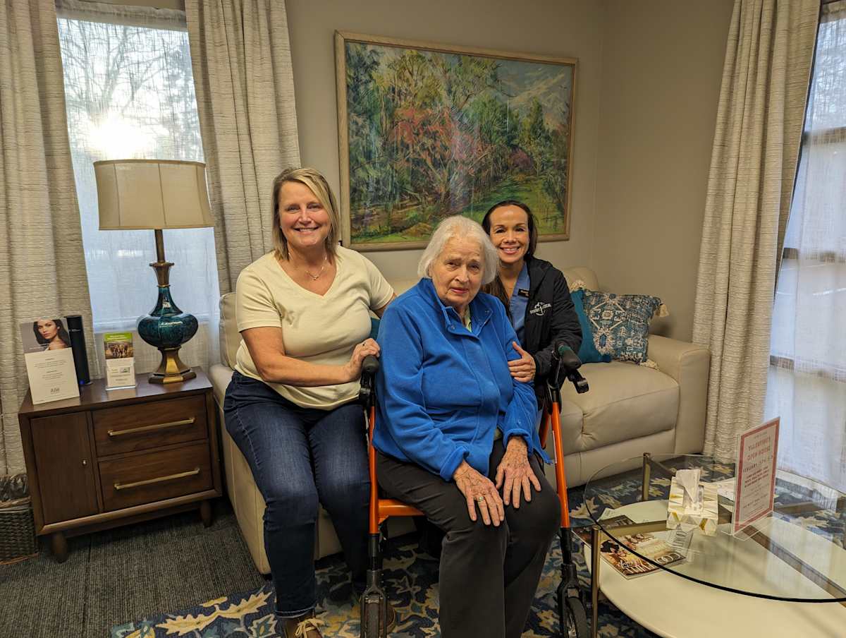 Dr. JoAnna Gibbs, Miriam, and Renee Boston, PA-C