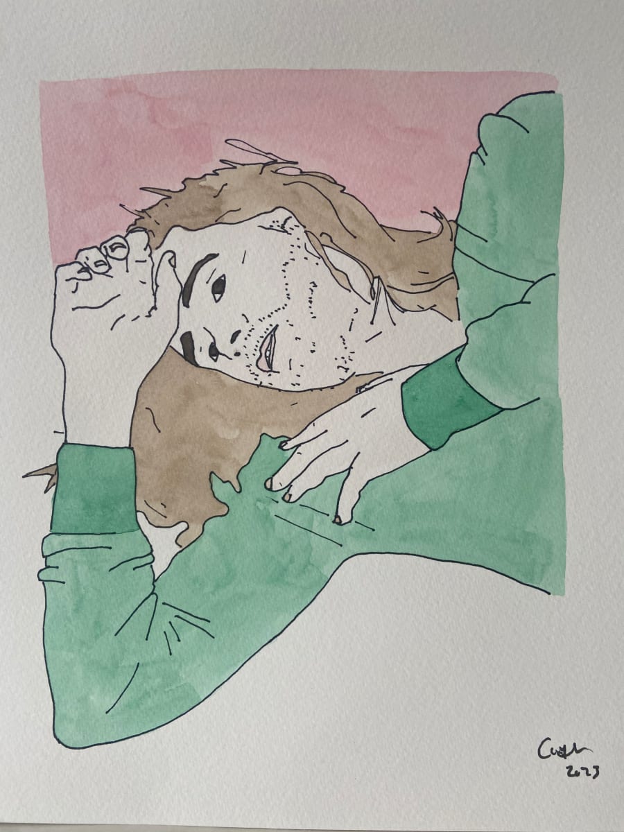 Collection 23.9 watercolour by Emma Coyle  Image: Represented by Maggio Art Consultancy 