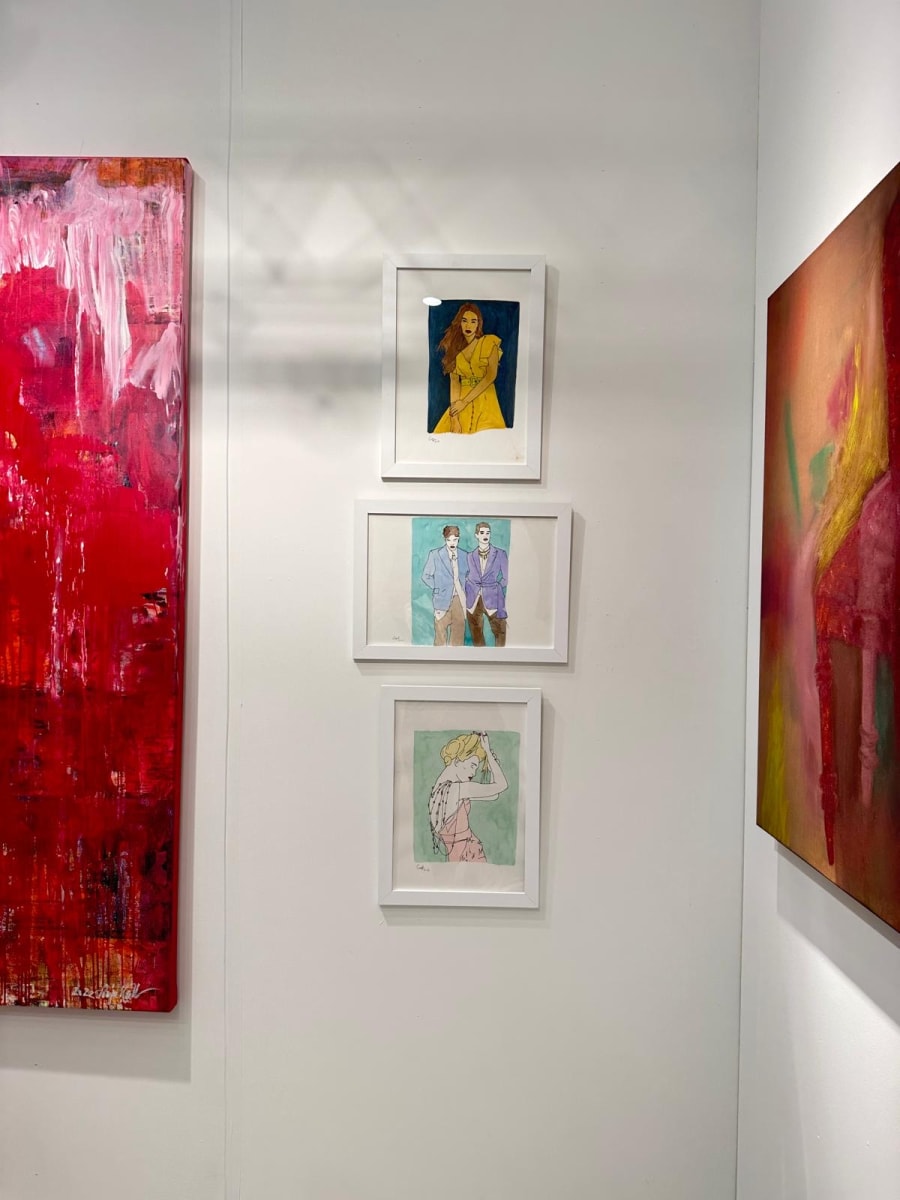 Focus Art Fair NYC 2024 by Emma Coyle  Image: Work represented by Arte Globale