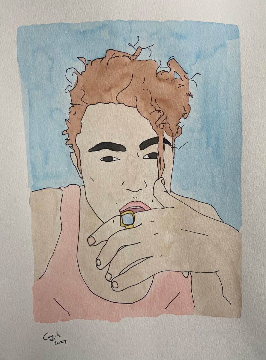 Collection 23.1 watercolour by Emma Coyle  Image: Represented by Arte Globale