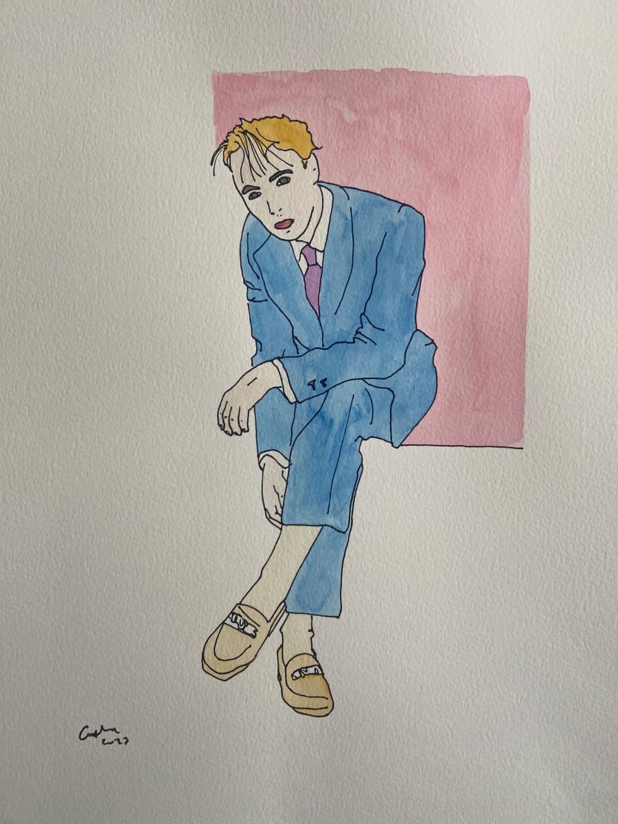 Collection 23.2 watercolour by Emma Coyle  Image: Represented by The Marylebone Gallery