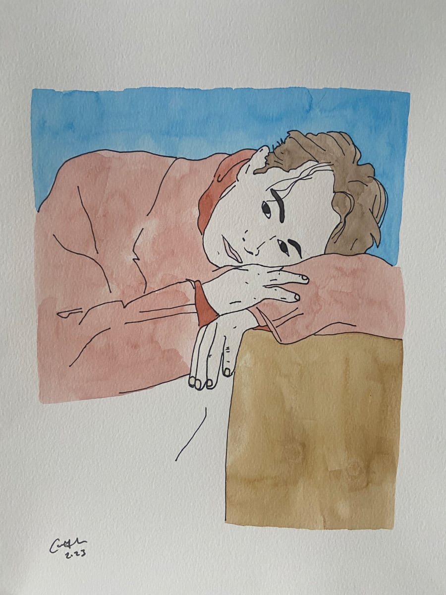 Collection 23.11 watercolour by Emma Coyle  Image: Represented by Arte Globale