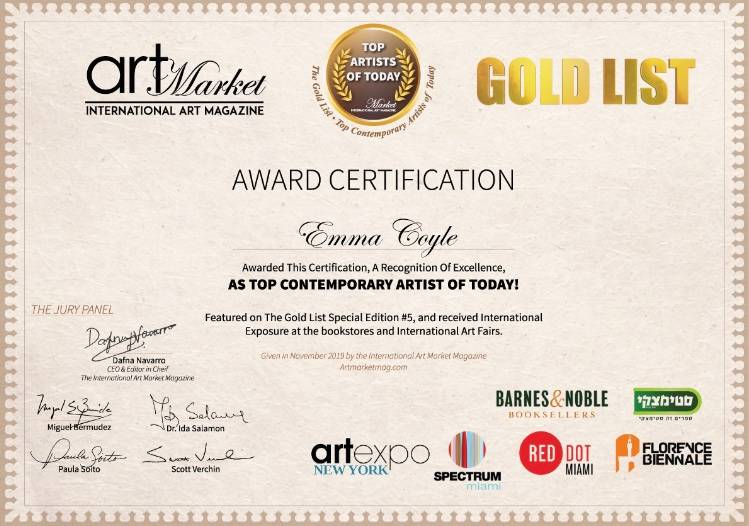 Award by Emma Coyle 
