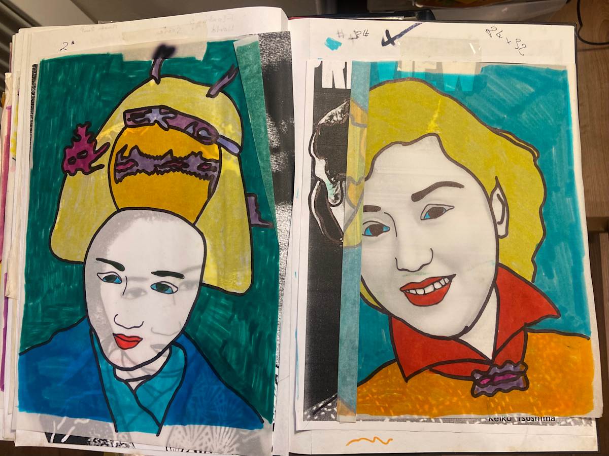 Notebook work circa 2004-2006 by Emma Coyle, Image 1.