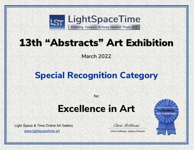 Award by Emma Coyle 