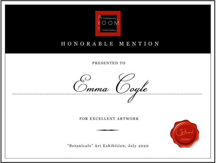 Award by Emma Coyle 