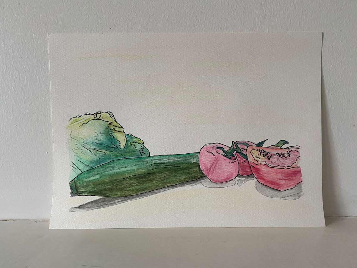 Fruit and Vegetable Study 1 by Emma Coyle, Image 1.