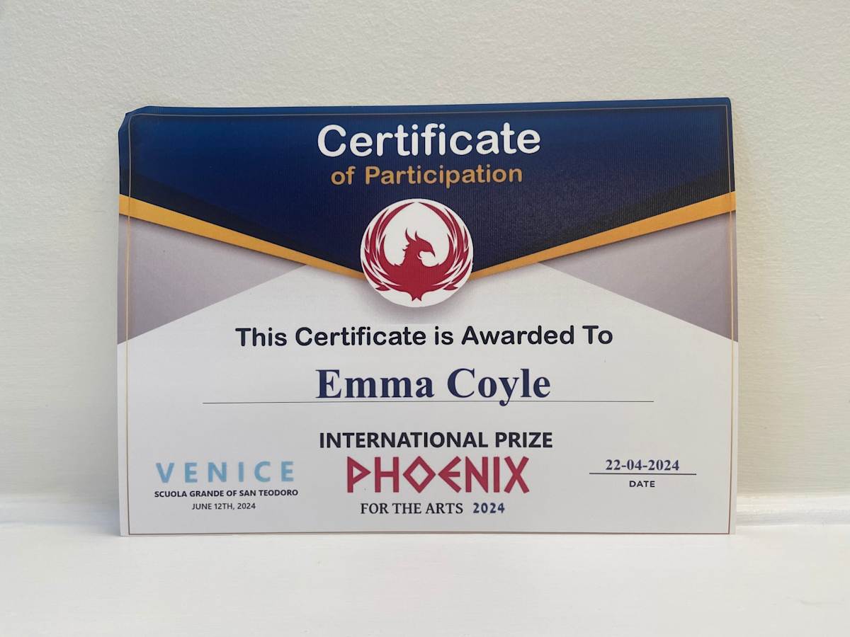 Award by Emma Coyle, Image 1.
