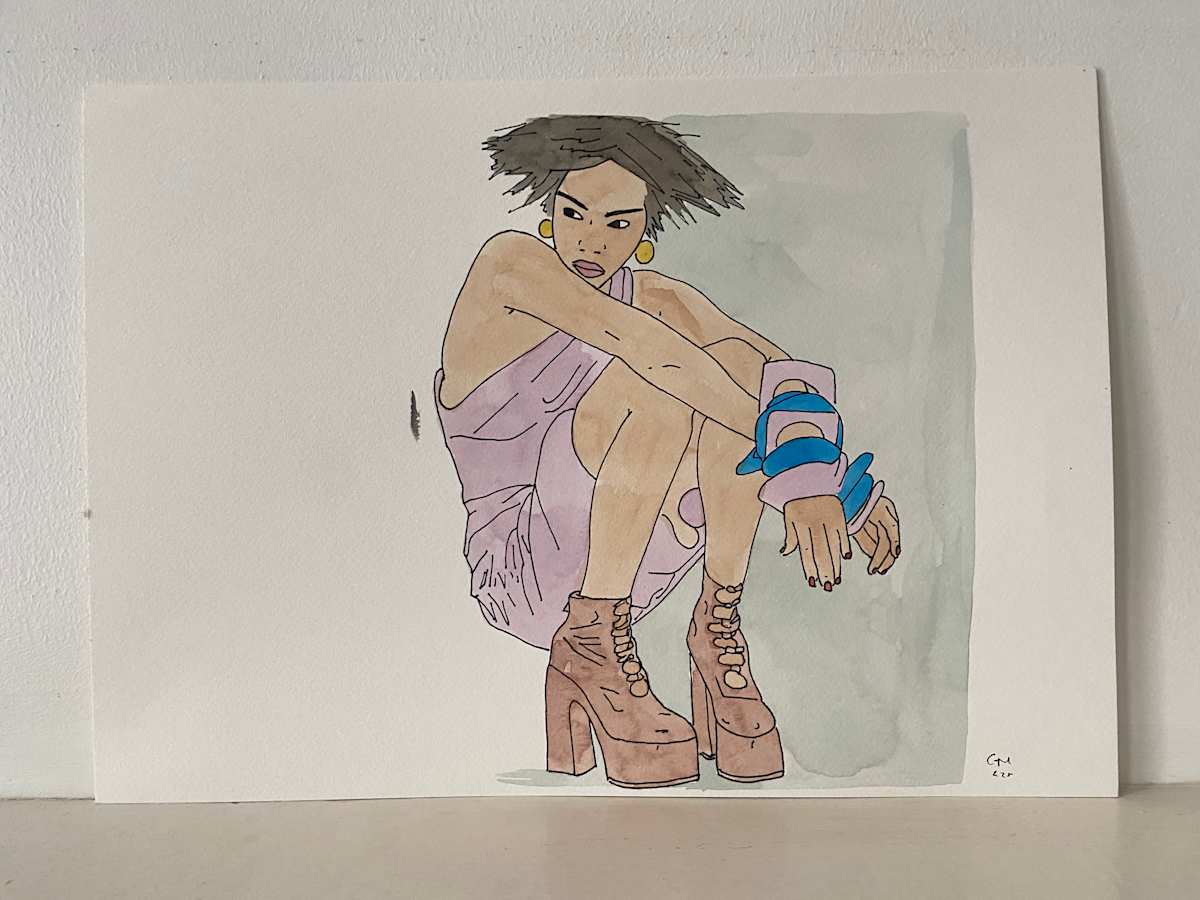 Watercolours 25.3 by Emma Coyle, Image 1.