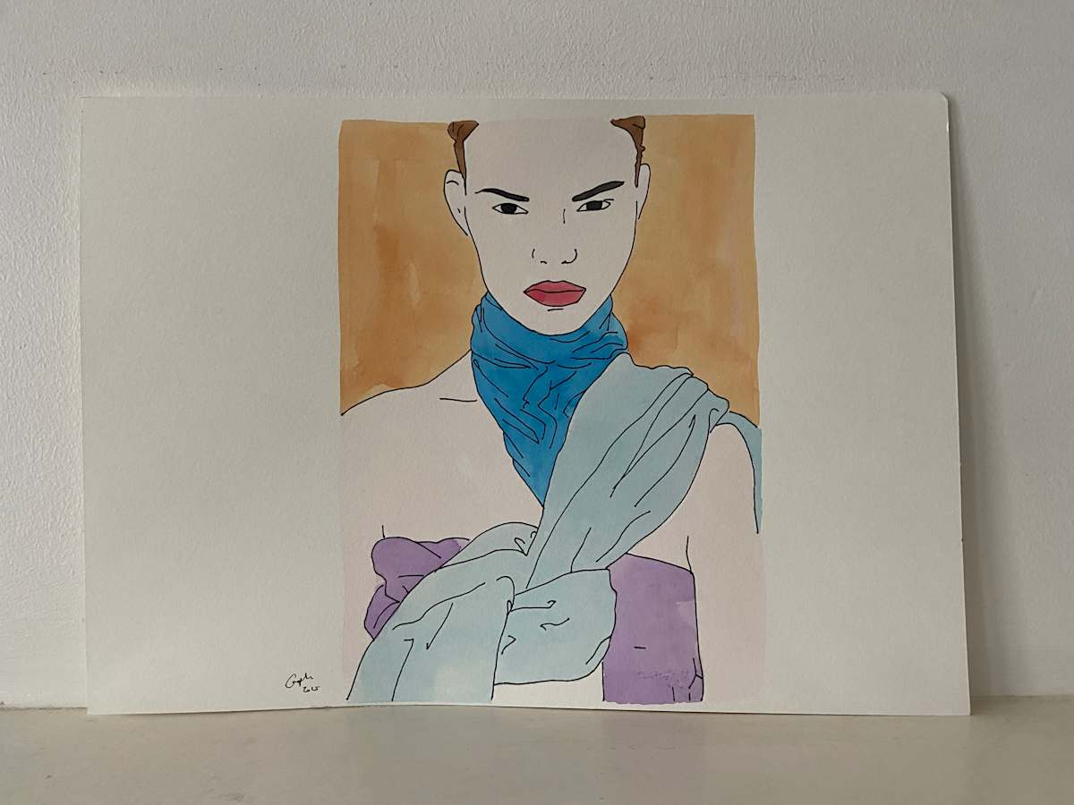 Watercolours 25.8 by Emma Coyle 