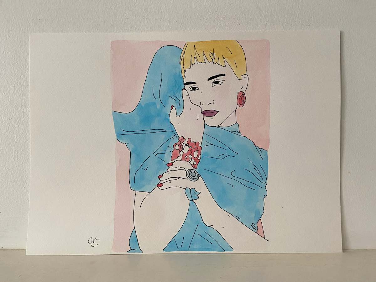 Watercolours 25.13 by Emma Coyle, Image 1.
