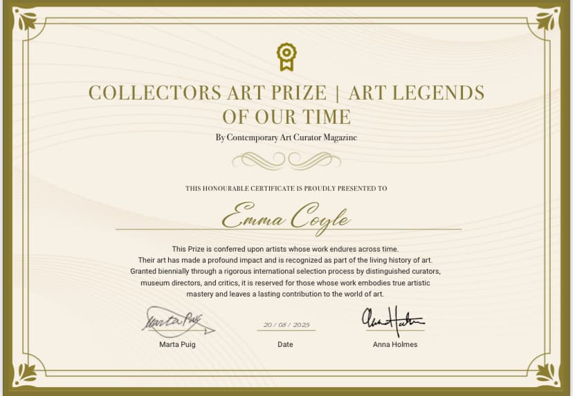 Award by Emma Coyle 