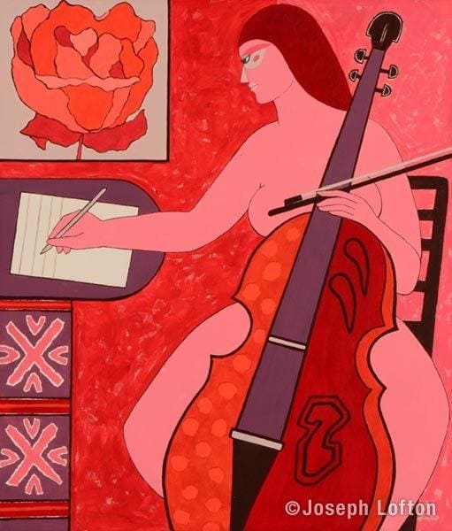 Composing a Little Nude Music by Joseph Lofton, Image 1.
