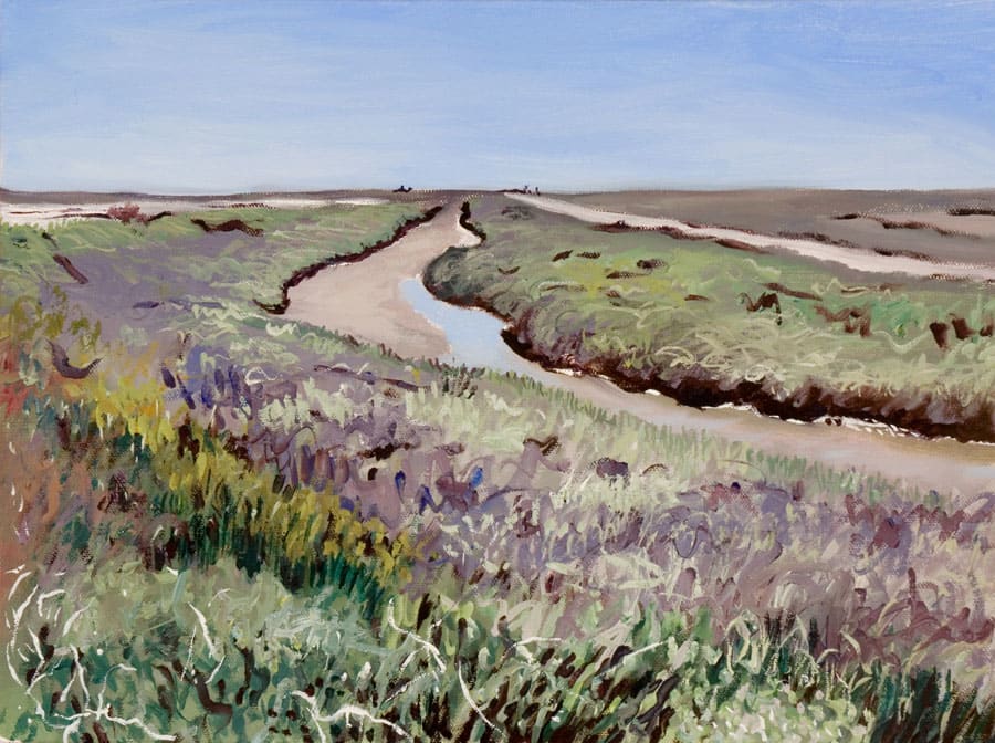 Across the Shoreline Marsh by June Yokell  Image: Across the Shoreline Marsh