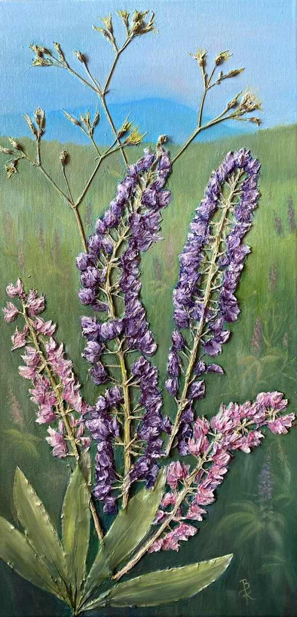 Across the Lupine Field by Brenda L.B. Kenney 