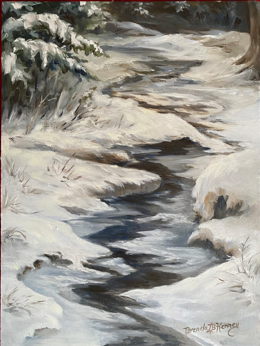Winter Stream by Brenda L.B. Kenney, Image 1.