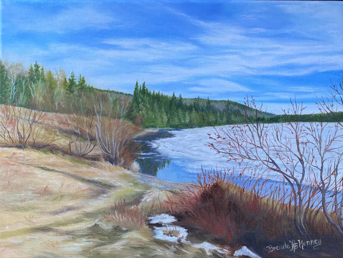 Winter Receding by Brenda L.B. Kenney 