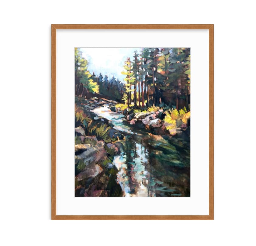 Explore  Framed Print by Bridgette Martin Fine Art  Image: Cherry Frame with a 1" matt.