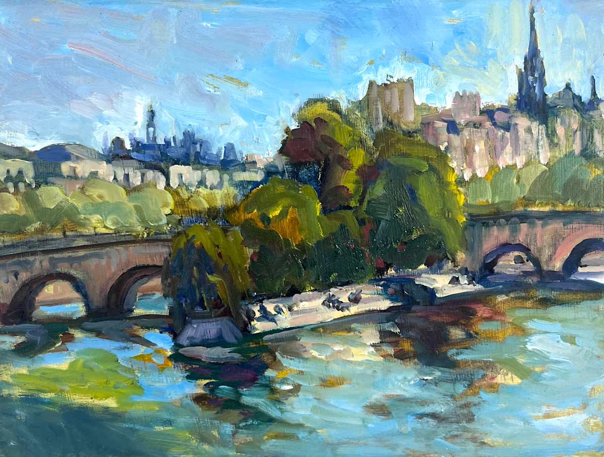 On the Seine- SOLD by Bridgette Martin Fine Art, Image 4.