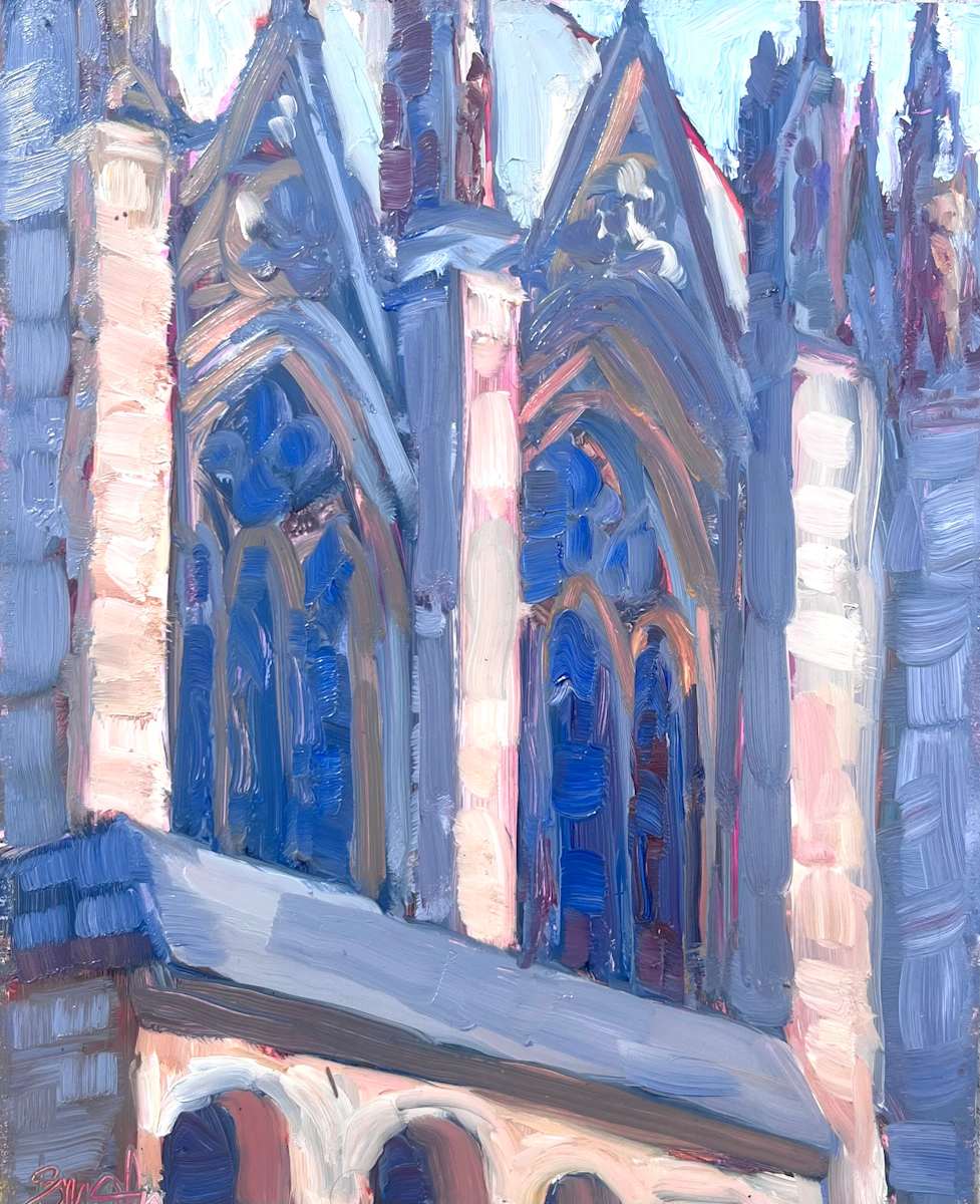 Rouen Cathedral: SOLD by Bridgette Martin Fine Art, Image 6.