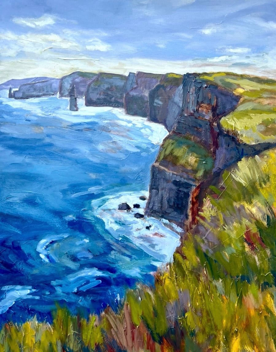 In Awe- Cliffs of Moher by Bridgette Martin Fine Art 