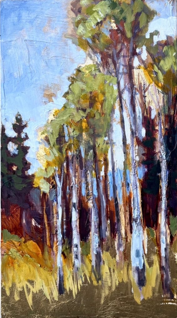 Aspen Gold by Bridgette Martin Fine Art 