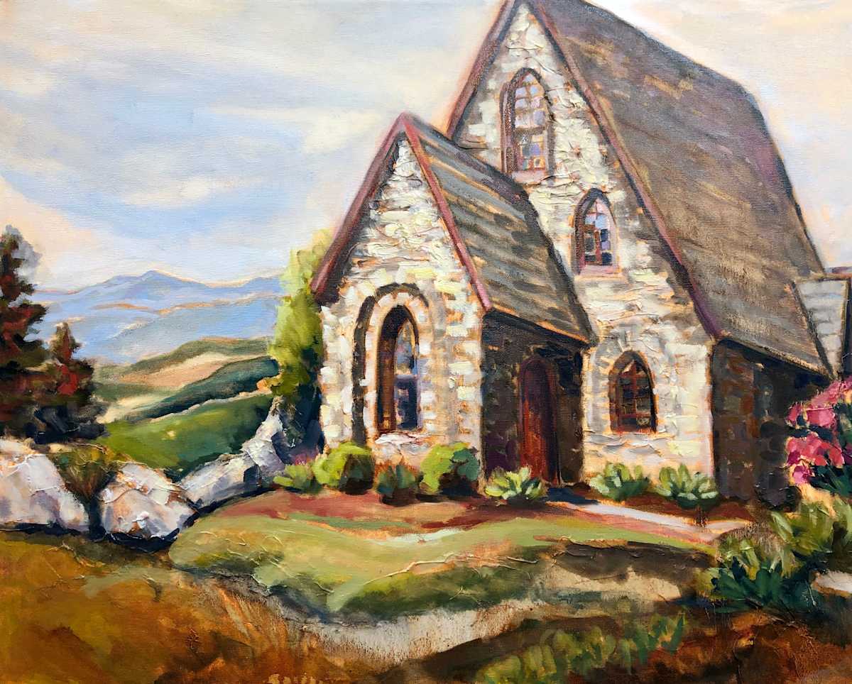 Blowing Rock Chapel Commission by Bridgette Martin Fine Art, Image 1.