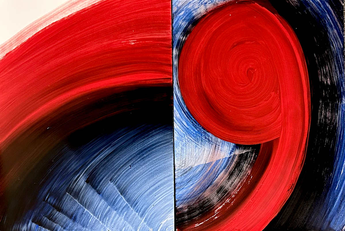 Perfect Storm (Diptych) by Yeachin Tsai 