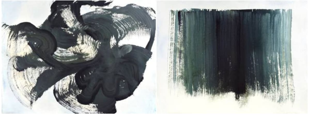 Rain Storm (Diptych) by Yeachin Tsai 