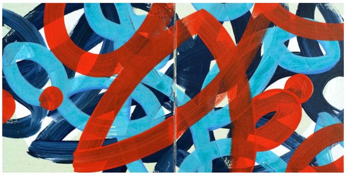 Space Rider (Diptych) by Yeachin Tsai 