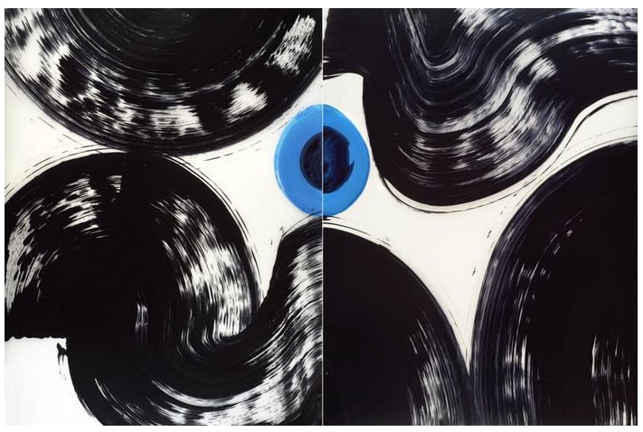 Mother Sea (Diptych) by Yeachin Tsai 