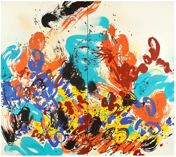 The Magic Dragon of the Seven Seas (Diptych) by Yeachin Tsai 