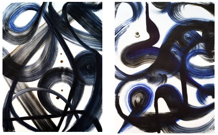 Winter Night's Dream (Diptych) by Yeachin Tsai 