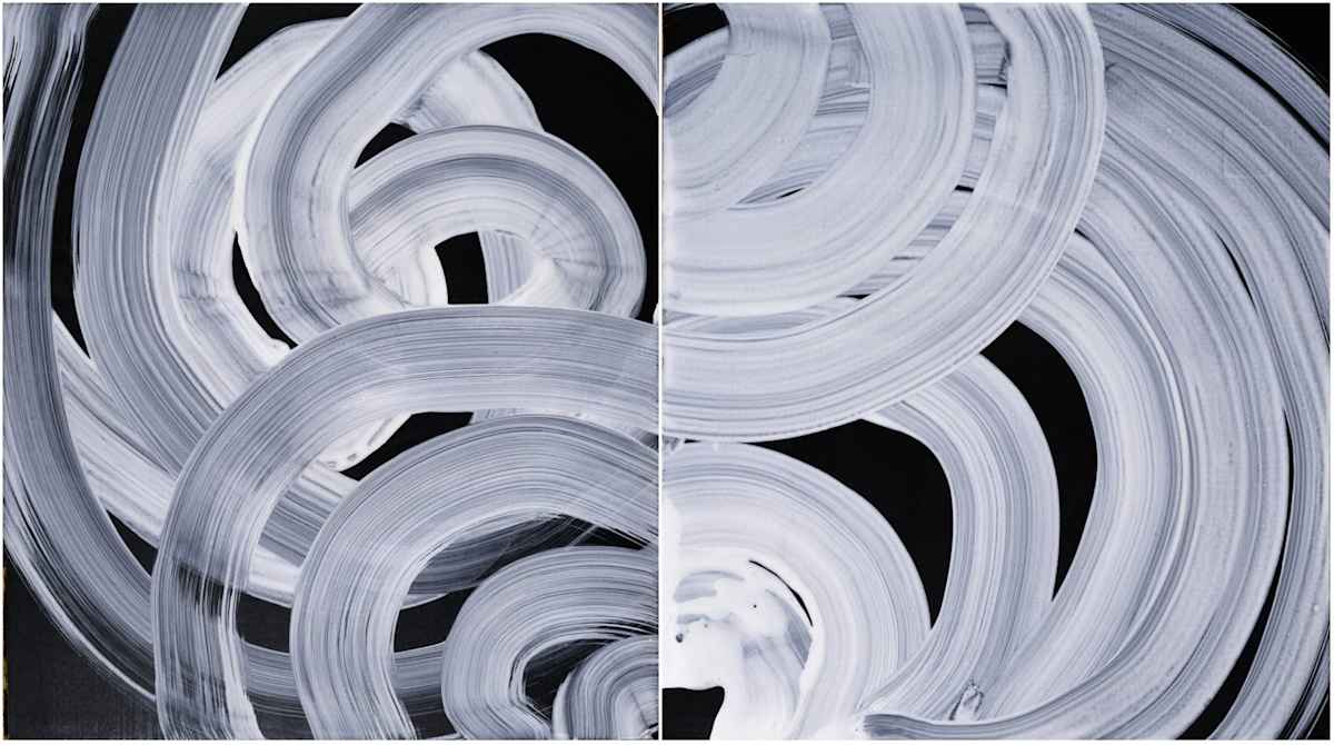 Water Current (Diptych) by Yeachin Tsai, Image 2.