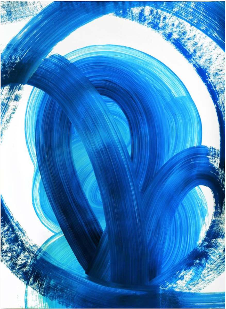 Blue Flower in the Sky by Yeachin Tsai 