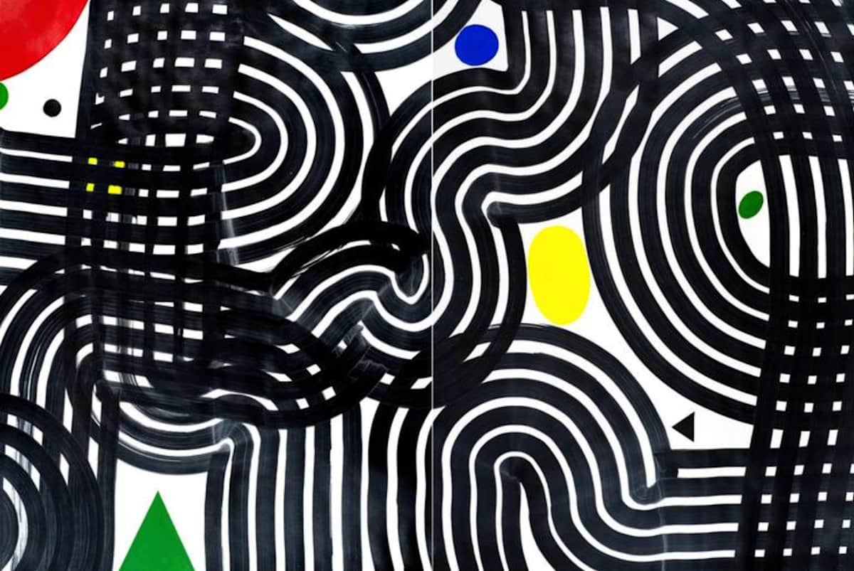 City Blocks (Diptych) by Yeachin Tsai 