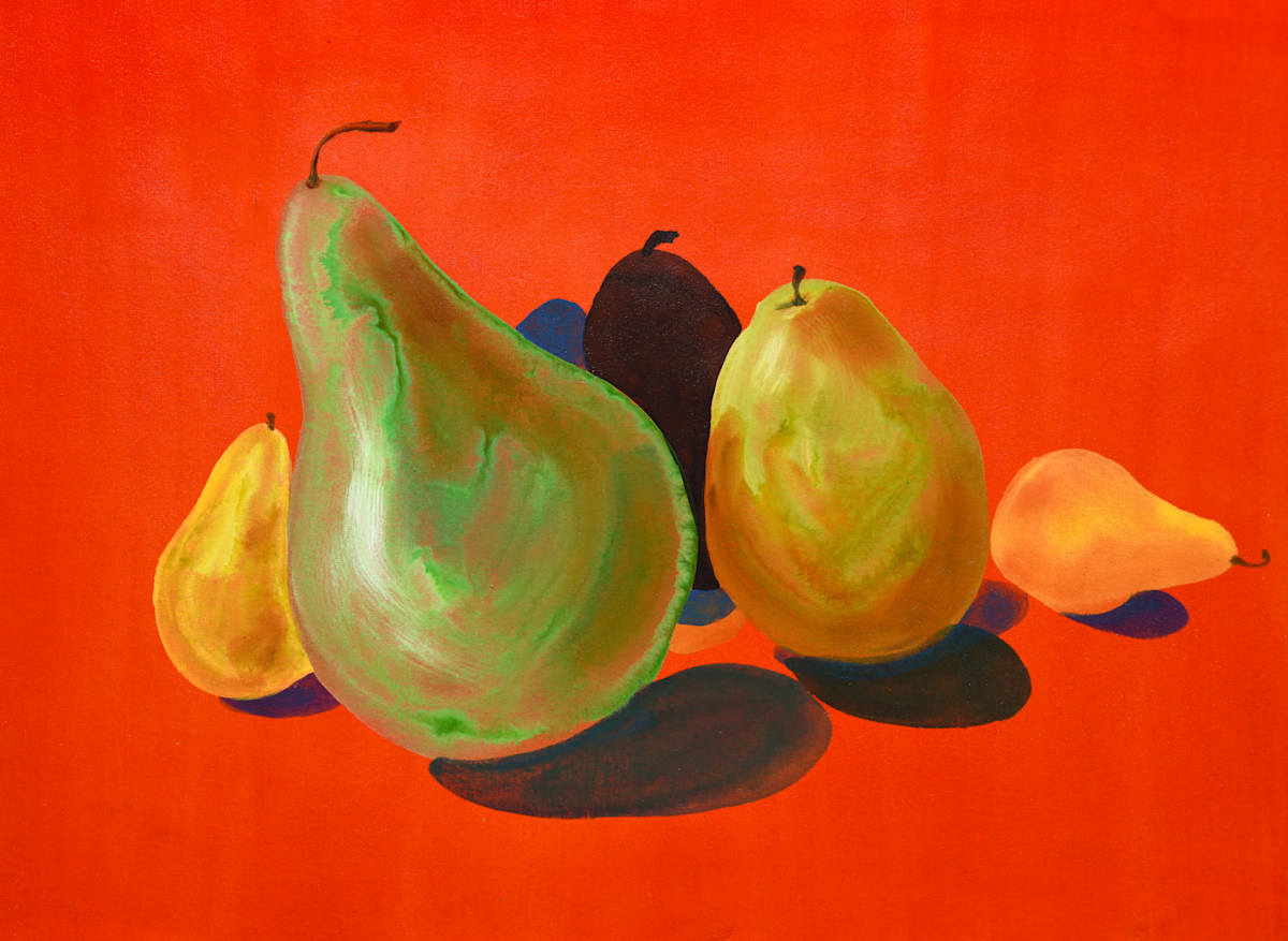 Pears in a Red Room by Yeachin Tsai, Image 2.