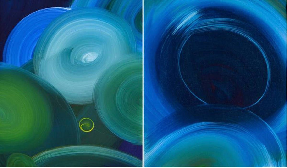 Winter Stars (Diptych) by Yeachin Tsai, Image 2.