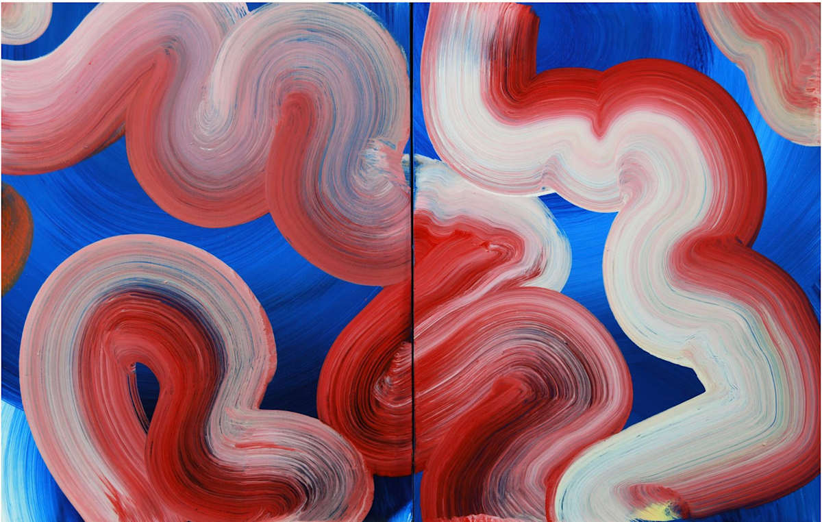 Coral Garden (Diptych) by Yeachin Tsai 