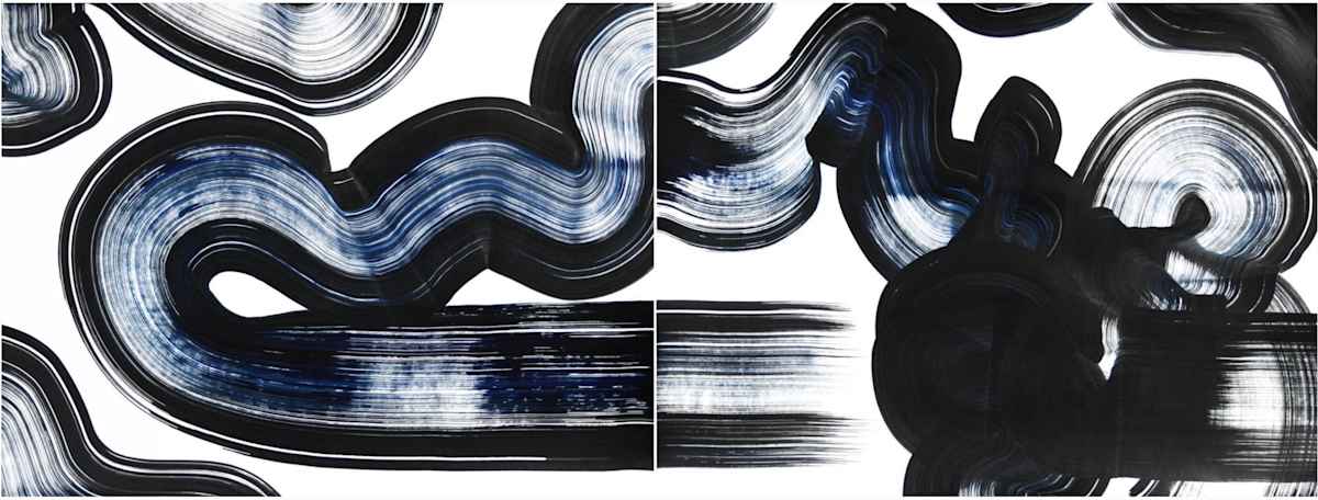 Space Frontier (Diptych) by Yeachin Tsai, Image 1.