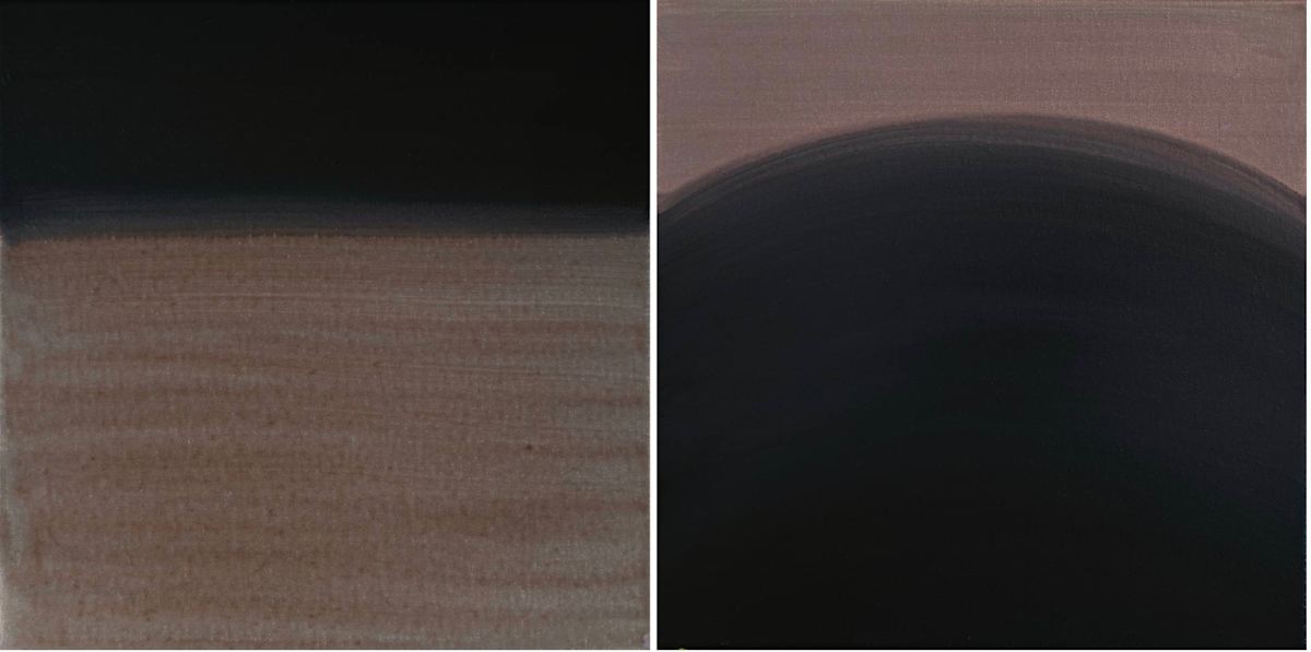 Evening Ocean Tides (Diptych) by Yeachin Tsai, Image 1.