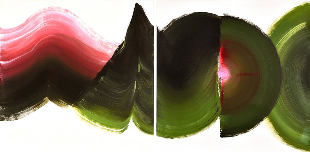 The Fantastic Land (Diptych) by Yeachin Tsai 